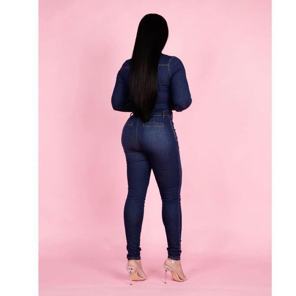 2019 autumn and winter womens independent station womens overall jeans 10 shipment, Black;white
2019 autumn and winter womens independent station womens overall jeans 10 shipment, Black;white