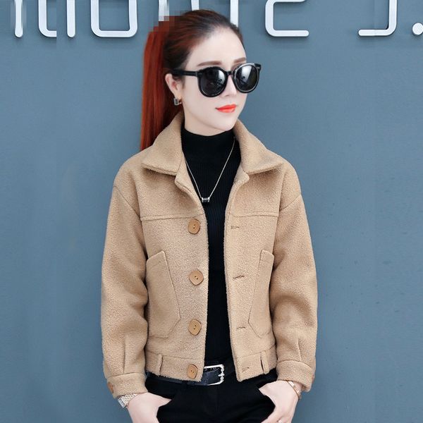 women's wool & blends kmetram autumn winter jacket women fashion woolen coat female elegant korean jackets slim outwear manteau femme m, Black
women's wool & blends kmetram autumn winter jacket women fashion woolen coat female elegant korean jackets slim outwear manteau femme m, Black