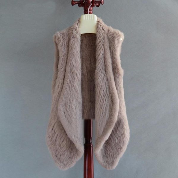women's fur & faux fxfurs 2021 women genuine gilet knitted vest handmade jackets fashion cardigan female, Black
women's fur & faux fxfurs 2021 women genuine gilet knitted vest handmade jackets fashion cardigan female, Black
