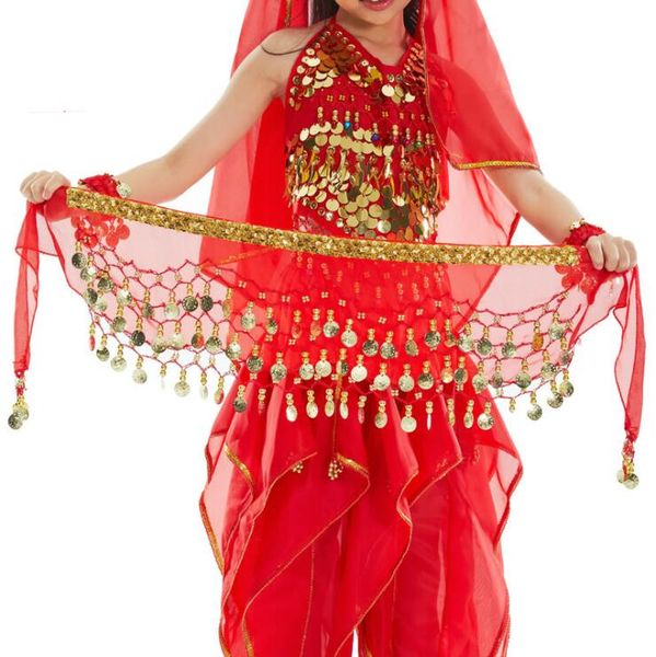 bellydance kids costume belly dance belt 3rows gold coins waist chain hip scarf kids dance wear carnival dancing accessories, Black;red
bellydance kids costume belly dance belt 3rows gold coins waist chain hip scarf kids dance wear carnival dancing accessories, Black;red
