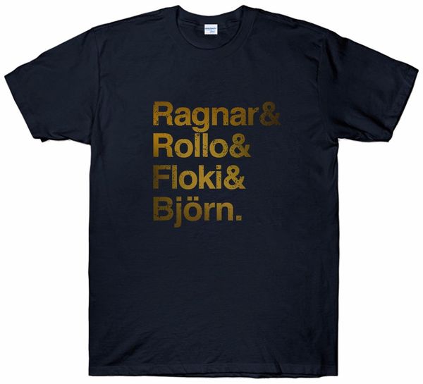 mens new fashion cool ragnar & rollo & floki & bjorn t shirt vikings tv show warrior spartan mens tee shirt