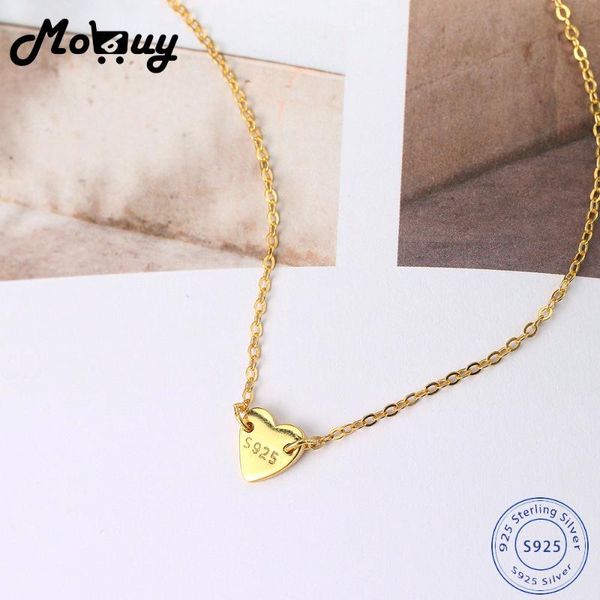 chains mobuy 925 sterling silver necklace for women chokers small heart pendant gold color fashion jewelry lmnl046
chains mobuy 925 sterling silver necklace for women chokers small heart pendant gold color fashion jewelry lmnl046