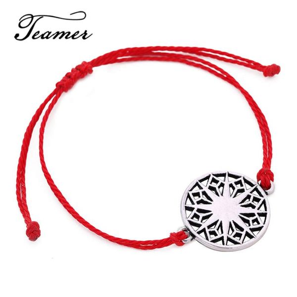 charm bracelets teamer simple bracelet rope string adjustable for women men round pendant antique silver color jewelry, Golden;silver
charm bracelets teamer simple bracelet rope string adjustable for women men round pendant antique silver color jewelry, Golden;silver