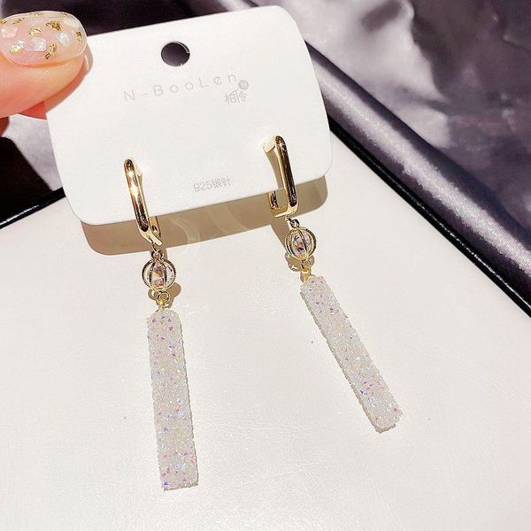 migga elegant crystal column dangle earrings women party engagement accessories jewelry gold color, Silver
migga elegant crystal column dangle earrings women party engagement accessories jewelry gold color, Silver