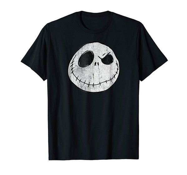 2020 fashion t shirt 100% cotton nightmare before christmas face t shirt