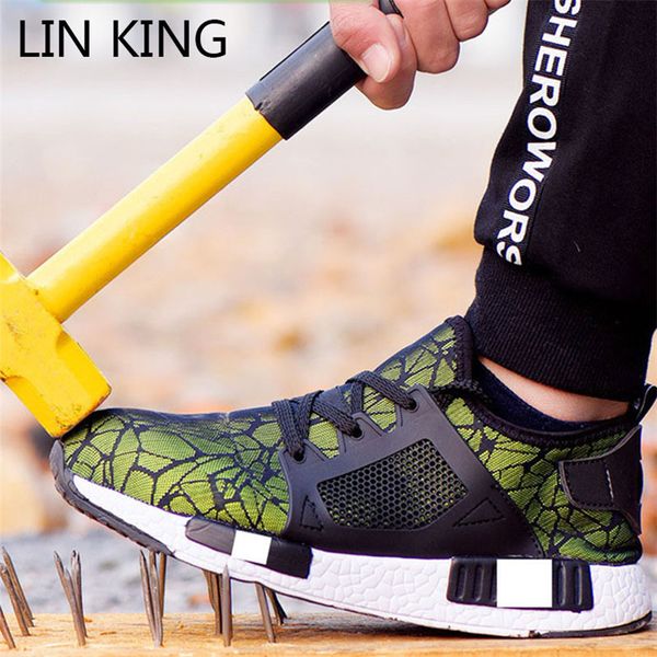 lin king new design safety work boots women men anti-smashing steel toe boots construction shoes safety sneakers, Black
lin king new design safety work boots women men anti-smashing steel toe boots construction shoes safety sneakers, Black