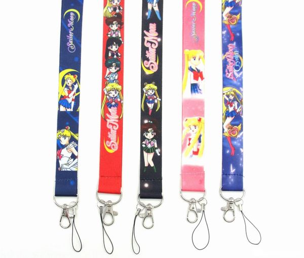 multicolor style sailor moon colorful neck lanyard cell phone pda key id long strap 
multicolor style sailor moon colorful neck lanyard cell phone pda key id long strap