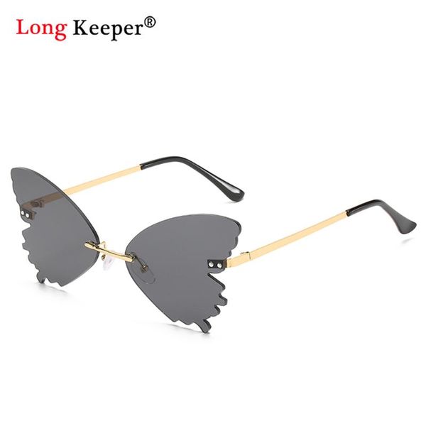 longkeeper butterfly rimless sunglasses women designer fashion oversized steampunk sunglasses vintage eyewear uv400, White;black
longkeeper butterfly rimless sunglasses women designer fashion oversized steampunk sunglasses vintage eyewear uv400, White;black