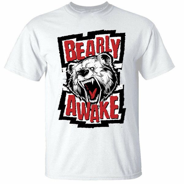 bearly awake mens t-shirt funny lazy sleepy bear morning person white loose plus size tee shirt
bearly awake mens t-shirt funny lazy sleepy bear morning person white loose plus size tee shirt