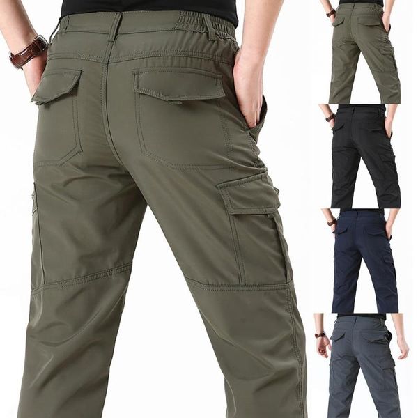 autumn multi pockets pants casual solid color pocket thick breathable trousers quick dry cargo pants, Black
autumn multi pockets pants casual solid color pocket thick breathable trousers quick dry cargo pants, Black