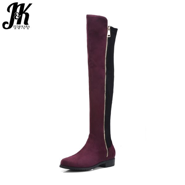 jk flock thick heels women boots stretch zip boot round toe footwear 2020 over the knee rubber shoes winter black ladies shoes
jk flock thick heels women boots stretch zip boot round toe footwear 2020 over the knee rubber shoes winter black ladies shoes