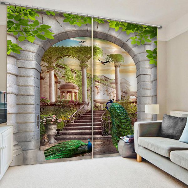 european roman column 3d curtains 3d window curtain for living room office bedroom
european roman column 3d curtains 3d window curtain for living room office bedroom