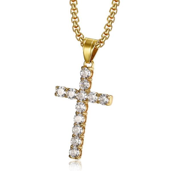 hip hop claw setting cz stone bling out gold silver color stainless steel cross pendants necklace for men women jewelry
hip hop claw setting cz stone bling out gold silver color stainless steel cross pendants necklace for men women jewelry