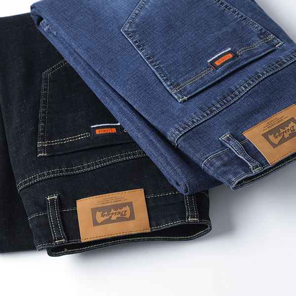 2020 autumn new classic blue/black men's business jeans boutique fashion cotton casual stretch straight leg men's brand trousers
2020 autumn new classic blue/black men's business jeans boutique fashion cotton casual stretch straight leg men's brand trousers
