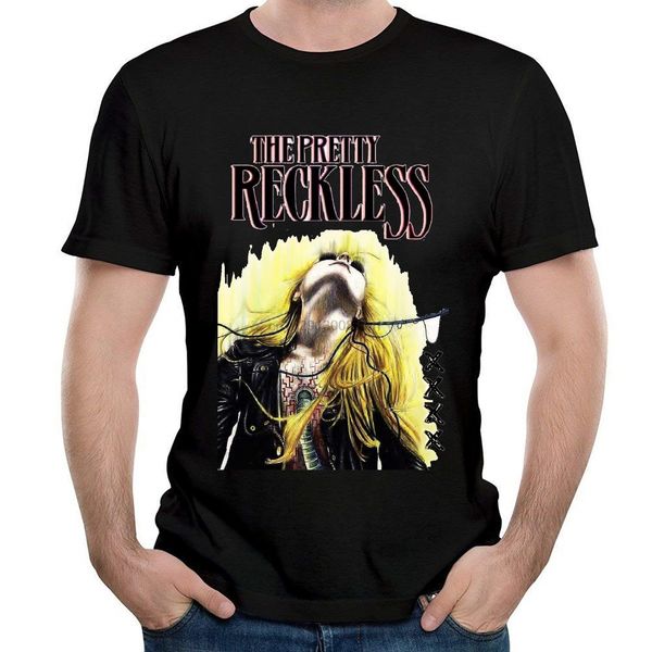 menthe pretty reckless art t shirts black cotton t shirt fashion t shirt tee men short sleeve original