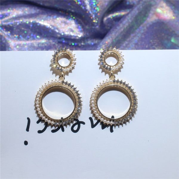 dangle & chandelier japan and south korea fashion jewelry double round earrings luxury pearl crystal wedding party for women, Silver
dangle & chandelier japan and south korea fashion jewelry double round earrings luxury pearl crystal wedding party for women, Silver