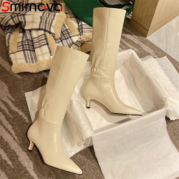 smirnova thin high heel boots ladies party shoes genuine leather +pu autumn winter pleated knee high boots women, Black
smirnova thin high heel boots ladies party shoes genuine leather +pu autumn winter pleated knee high boots women, Black
