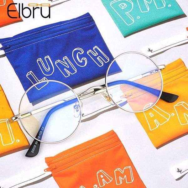 fashion sunglasses frames elbru anti-blue light round metal glasses frame personality style clear lens full eye protection spectacles unisex, Black
fashion sunglasses frames elbru anti-blue light round metal glasses frame personality style clear lens full eye protection spectacles unisex, Black
