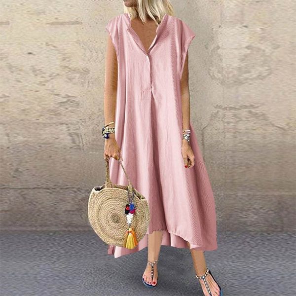 zanzea women's dress 2020 summer sundress striped asymmetrical hem vestidos casual sleeveless beach party sundress robe femme, Black;gray
zanzea women's dress 2020 summer sundress striped asymmetrical hem vestidos casual sleeveless beach party sundress robe femme, Black;gray