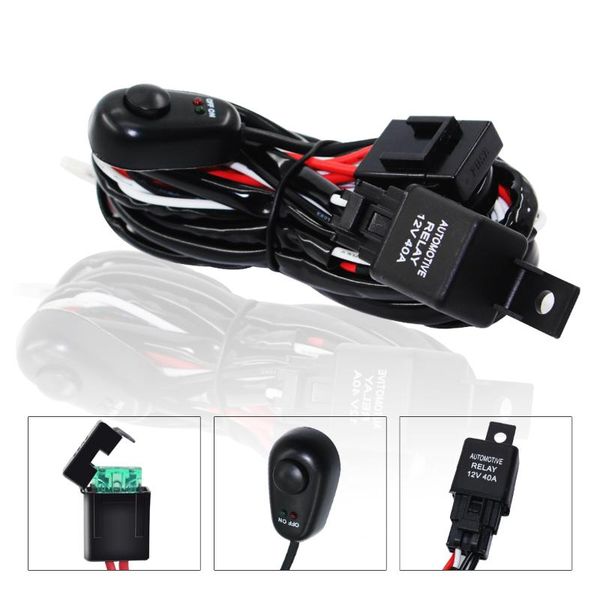 new arrival 300w/180w roof spotlight high power switch wiring harness one -to-one universal led pods wiring harness kits
new arrival 300w/180w roof spotlight high power switch wiring harness one -to-one universal led pods wiring harness kits