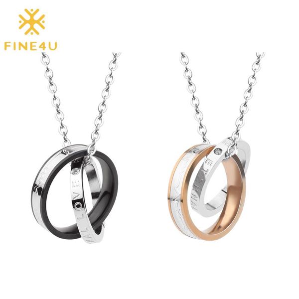 день fine4u n507 его hers matching set из нержавеющей стали пары гравировка двойные круги ожерелье любовника валентина, Silver
день fine4u n507 его hers matching set из нержавеющей стали пары гравировка двойные круги ожерелье любовника валентина, Silver