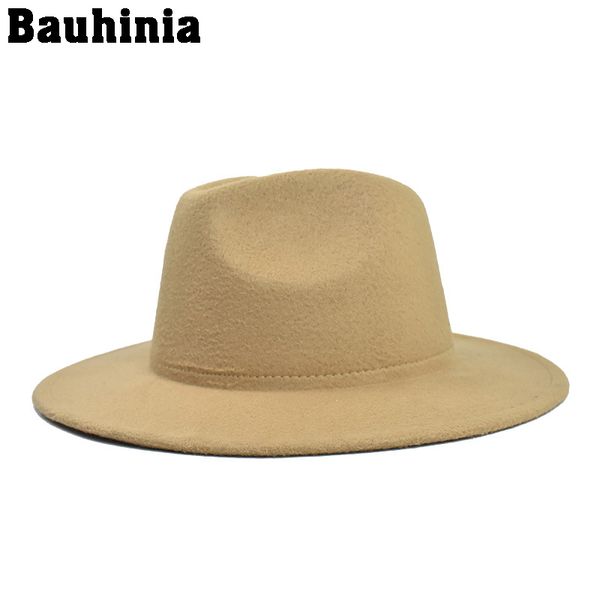 wide brim hats bauhinia men women warm wool felt jazz fedora retro style solid color cap, Blue;gray
wide brim hats bauhinia men women warm wool felt jazz fedora retro style solid color cap, Blue;gray