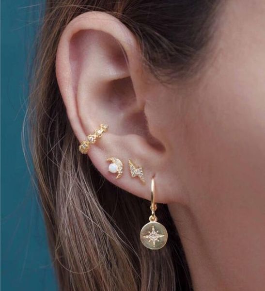 2021 new fashion 925 sterling silver gold color lovely girls women jewelry moon star design opal cz elegance cute stud earrings, Golden;silver
2021 new fashion 925 sterling silver gold color lovely girls women jewelry moon star design opal cz elegance cute stud earrings, Golden;silver