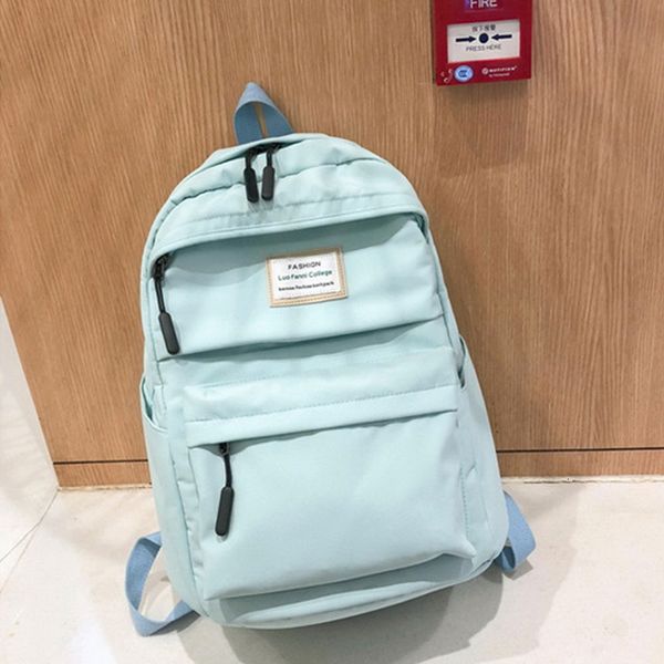 simple large capacity schoolbags waterproof nylon women backpack female girl shoulder bags canvas travel bagpack mochila 2020
simple large capacity schoolbags waterproof nylon women backpack female girl shoulder bags canvas travel bagpack mochila 2020