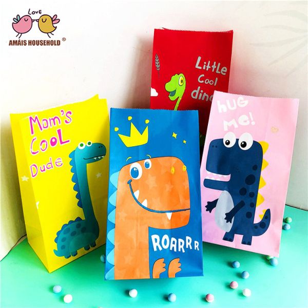 50pcs/lot amais cute dinosaur colorful child birthday party candy gift favor packaging kraft paper bags
50pcs/lot amais cute dinosaur colorful child birthday party candy gift favor packaging kraft paper bags
