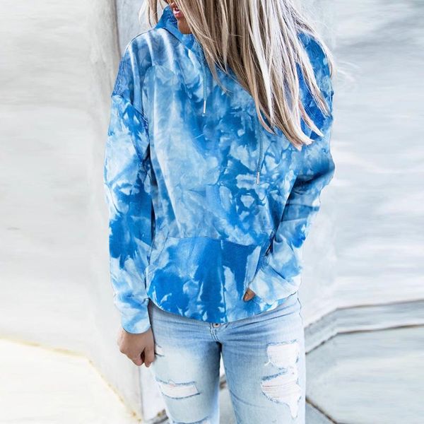 women's hoodies & sweatshirts women autumn tie-dye hoodie hooded plus size casual loose wild long sleeve, Black
women's hoodies & sweatshirts women autumn tie-dye hoodie hooded plus size casual loose wild long sleeve, Black