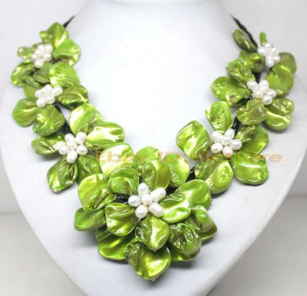 chains 45mm mother of pearl shell handmade 7 flower pendant necklace 18" style fine noble real natural, Silver
chains 45mm mother of pearl shell handmade 7 flower pendant necklace 18" style fine noble real natural, Silver