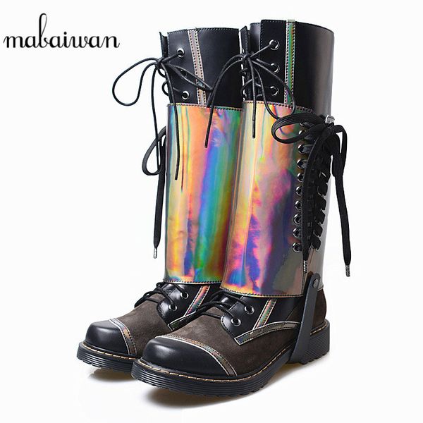 mabaiwan fashion women lace up black shoes low heel mid calf boots genuine leather woman comfortable warm winter riding boots
mabaiwan fashion women lace up black shoes low heel mid calf boots genuine leather woman comfortable warm winter riding boots