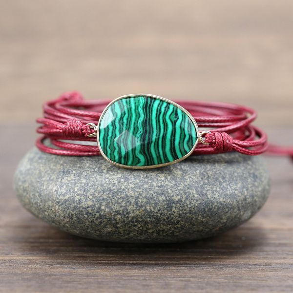charm bracelets fashion bracelet synthetic malachite stones rope wrap unique handmade ethnic long friendship drop, Golden;silver
charm bracelets fashion bracelet synthetic malachite stones rope wrap unique handmade ethnic long friendship drop, Golden;silver