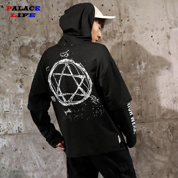 men's hoodies & sweatshirts men hip hop fake two-piece sweatshirt letter harajuku styles hoodie magic casual pullover sudadera hombre, Black
men's hoodies & sweatshirts men hip hop fake two-piece sweatshirt letter harajuku styles hoodie magic casual pullover sudadera hombre, Black