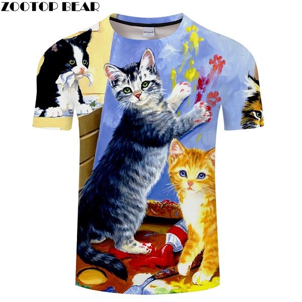 the new style print men and women with graffiti and cat men 3d print shirts hippie plus size funny men clothing
the new style print men and women with graffiti and cat men 3d print shirts hippie plus size funny men clothing