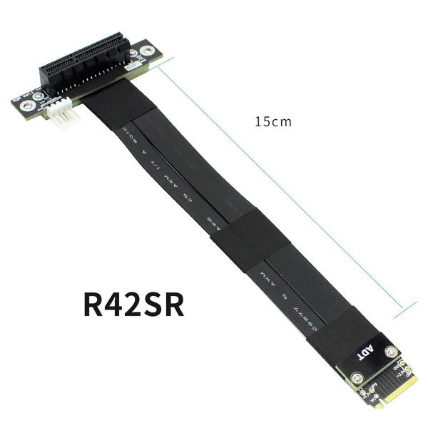 computer cables & connectors 42sf/r42sl/r42sr pcie x4 3.0 extension cable pci express 4x to m.2 nvme m key 2280 riser 
computer cables & connectors 42sf/r42sl/r42sr pcie x4 3.0 extension cable pci express 4x to m.2 nvme m key 2280 riser