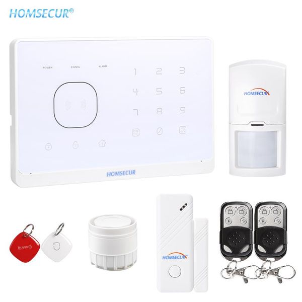 alarm systems homsecur wireless&wired gsm rfid home security system with sos intercom
alarm systems homsecur wireless&wired gsm rfid home security system with sos intercom