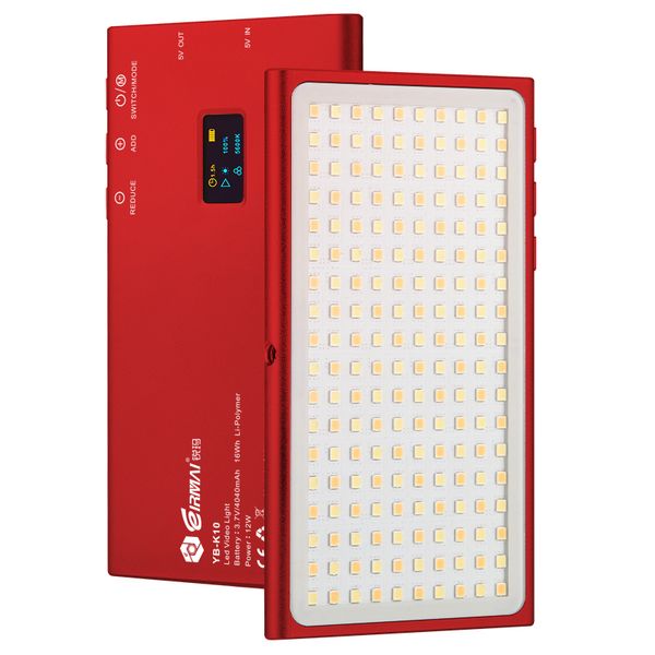 yb-k10 pocket-sized on camera led video light 180 leds light high cri 3200k-5600k pgraphy lamp for dslr
yb-k10 pocket-sized on camera led video light 180 leds light high cri 3200k-5600k pgraphy lamp for dslr