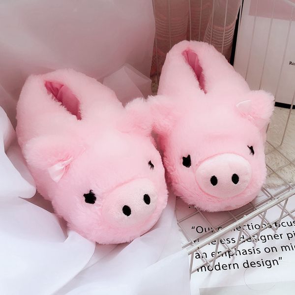 winter pink baby pig plush home slippers bag with warm cotton shoes cartoon girl indoor floor bedroom shoes, Black
winter pink baby pig plush home slippers bag with warm cotton shoes cartoon girl indoor floor bedroom shoes, Black
