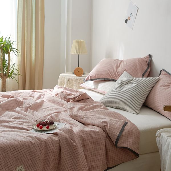 comforters & sets 100% washed cotton plaid quilted bedspread for single king bed summer blanket solid nordic style throw children adult
comforters & sets 100% washed cotton plaid quilted bedspread for single king bed summer blanket solid nordic style throw children adult