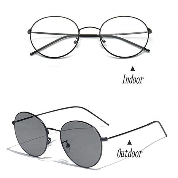 mincl/men fashion round nearsighted sun pchromic reading glasses women myopic optical glasses with box fml, White;black
mincl/men fashion round nearsighted sun pchromic reading glasses women myopic optical glasses with box fml, White;black