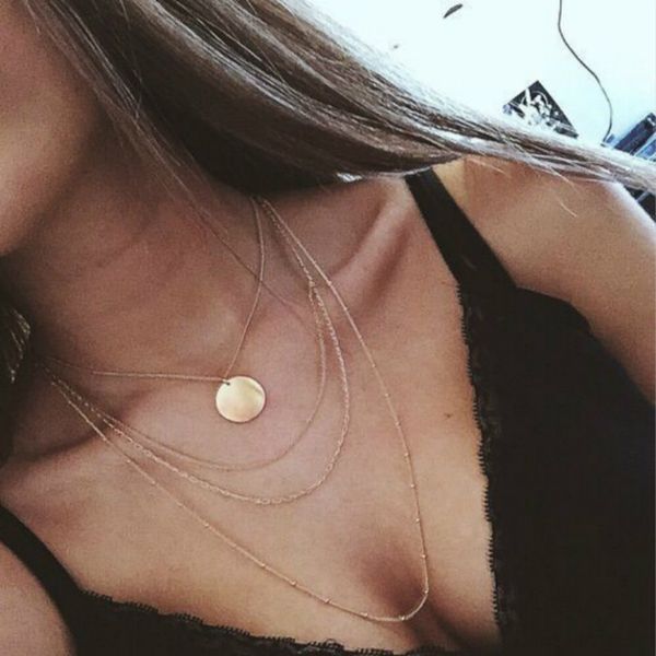 multi layer tassel chain sequin pendant necklace alloy for chains fashion jewelry for women gifts, Silver
multi layer tassel chain sequin pendant necklace alloy for chains fashion jewelry for women gifts, Silver