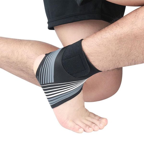 new ankle support brace elasticity adjustment protection foot bandage sprain prevention sport fitness guard band prevention, Blue;black
new ankle support brace elasticity adjustment protection foot bandage sprain prevention sport fitness guard band prevention, Blue;black