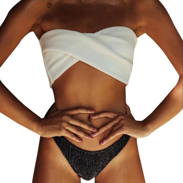 swimsuit women two piece solid bandaue set push-up bra swimwear low waist biquini beachwear fja18, Black;white
swimsuit women two piece solid bandaue set push-up bra swimwear low waist biquini beachwear fja18, Black;white