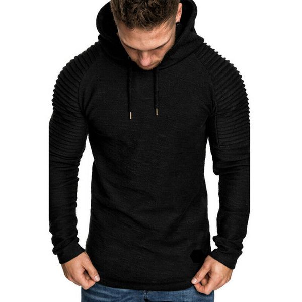 men's hoodies & sweatshirts brand fashion mens men solid color hooded slim sweatshirt hoodie hip hop sportswear tracksuit, Black
men's hoodies & sweatshirts brand fashion mens men solid color hooded slim sweatshirt hoodie hip hop sportswear tracksuit, Black