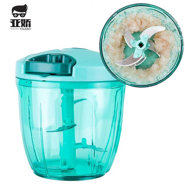 meat grinders yajiao 900ml multifunction grinder mincer processor for kitchen fruit salsa pepper onion nut hand-powered chopper
meat grinders yajiao 900ml multifunction grinder mincer processor for kitchen fruit salsa pepper onion nut hand-powered chopper