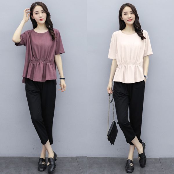 fashion fashion two-piecetwo-piece suitsuit women's 2020 summer new women's temperament western style slimming summer clothes popu, Gray
fashion fashion two-piecetwo-piece suitsuit women's 2020 summer new women's temperament western style slimming summer clothes popu, Gray