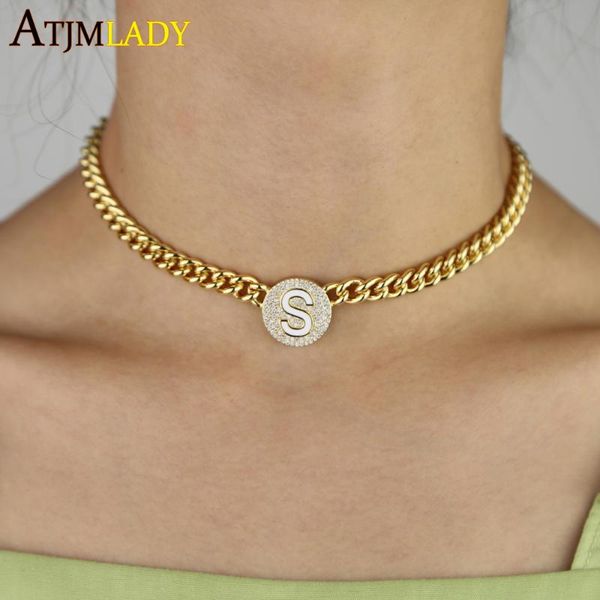 2020 модного широких обуздания кубинских звена цепи choker женщины ожерелья голдфилд круглого сердца с letter s выгравирован тегами ожерелья, Golden;silver
2020 модного широких обуздания кубинских звена цепи choker женщины ожерелья голдфилд круглого сердца с letter s выгравирован тегами ожерелья, Golden;silver