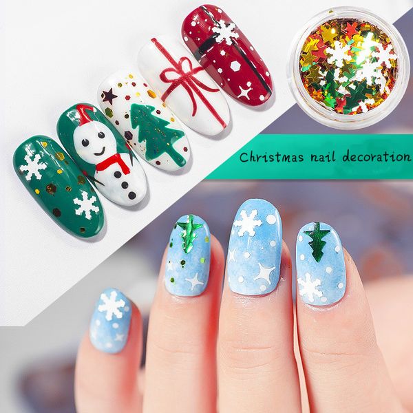 nail art decorations 6 pieces of christmas manicure decoration snowflake tree snowman pentagram set sequin, Silver;gold
nail art decorations 6 pieces of christmas manicure decoration snowflake tree snowman pentagram set sequin, Silver;gold