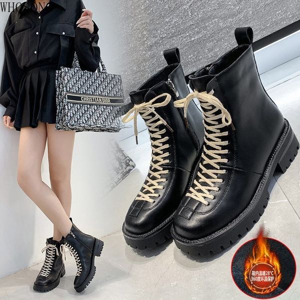 women motorcycle boots punk boots black square head 2020 new autumn comfortable woman shoes lace-up non-slip pu female
women motorcycle boots punk boots black square head 2020 new autumn comfortable woman shoes lace-up non-slip pu female